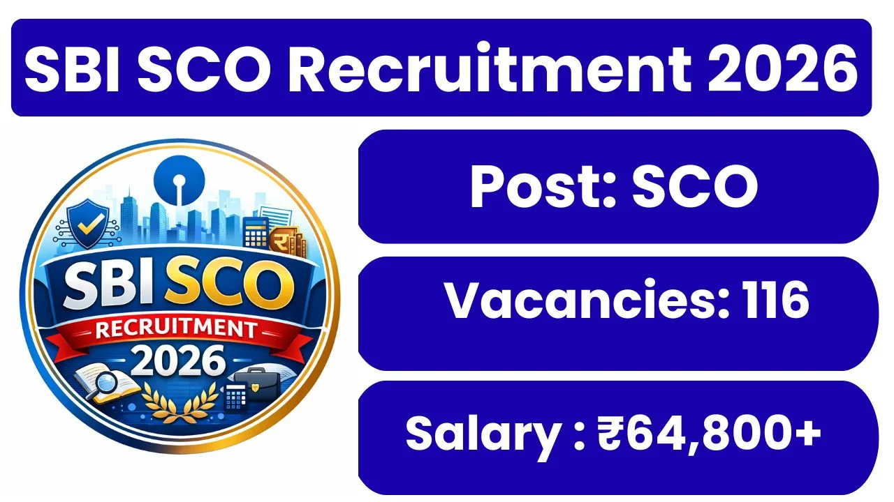 SBI SCO Recruitment 2026